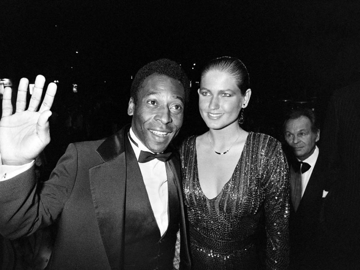 Foto de archivo del 14 de mayo de 1983, Pelé y Xuxa durante el 36º Festival Internacional de Cine de Cannes.