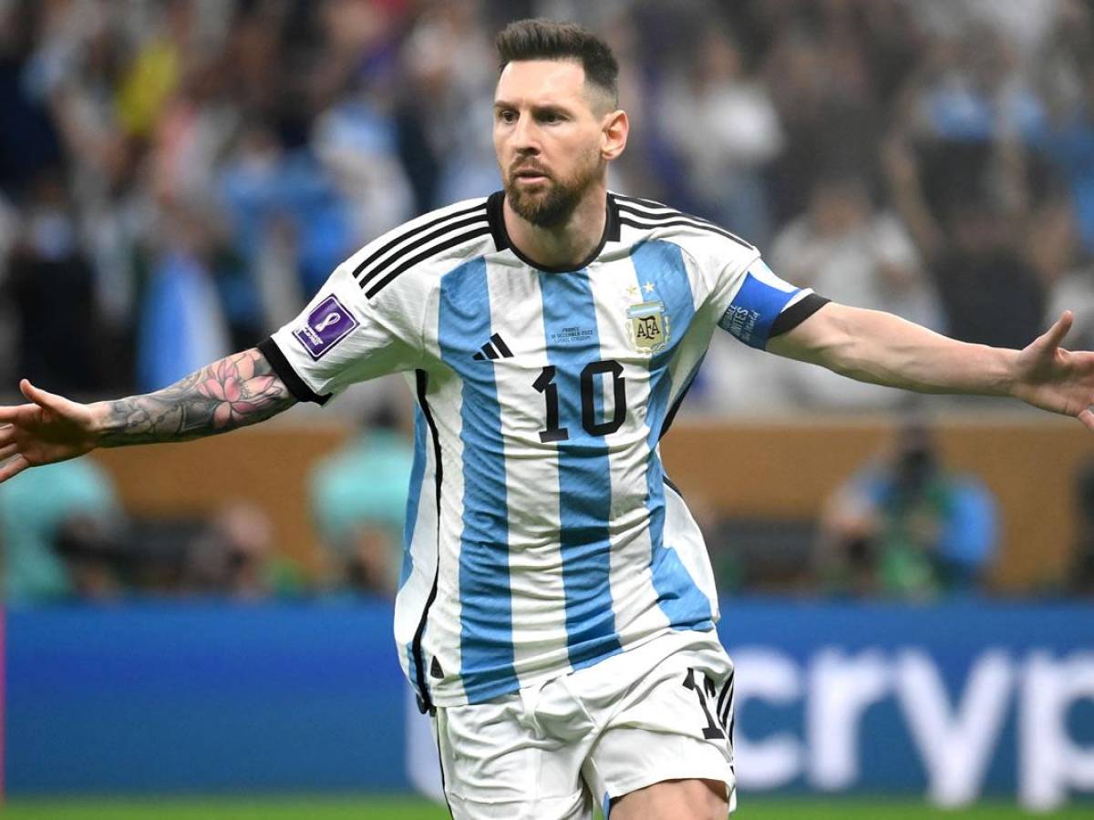 Messi firmó un doblete y llegó a siete goles en la Copa del Mundo 2022.