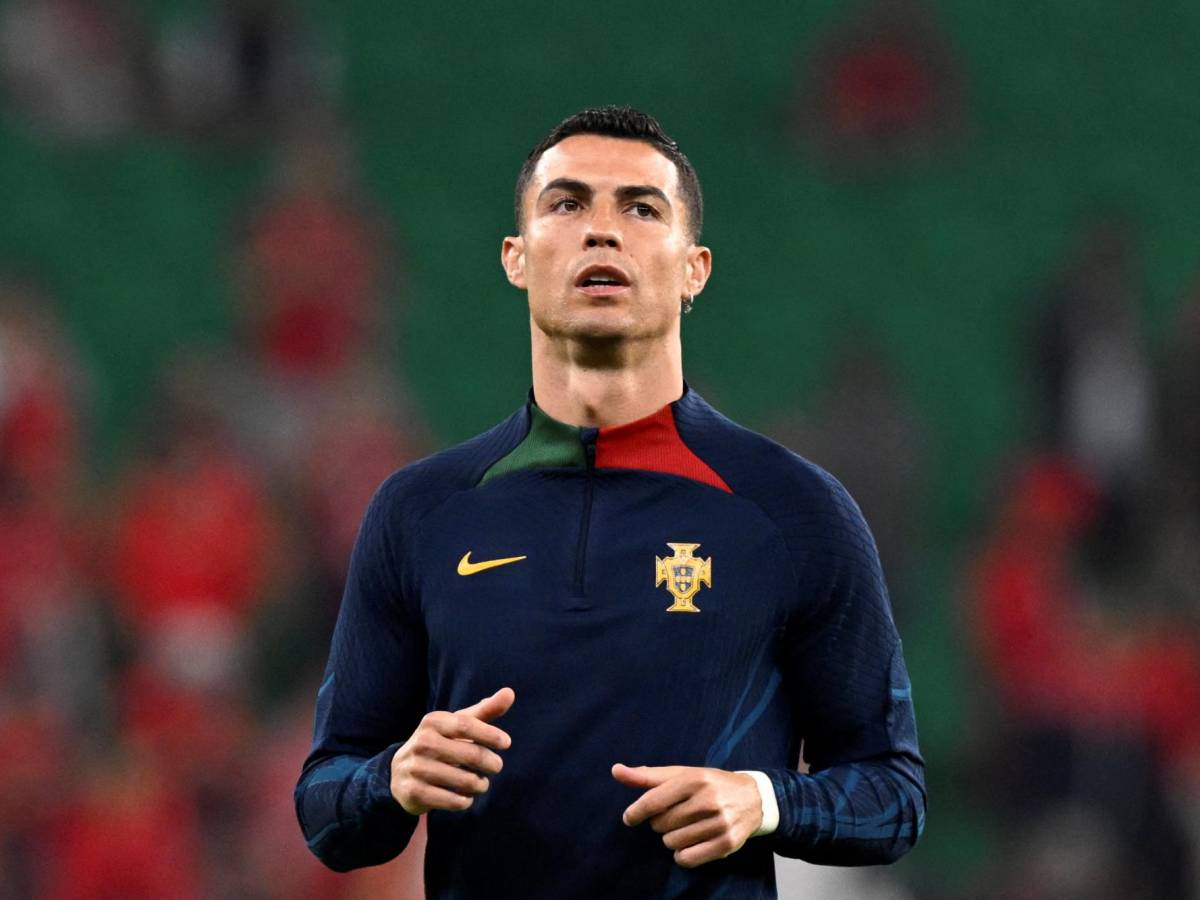 Cristiano Ronaldo durante el Mundial de Qatar con Portugal.