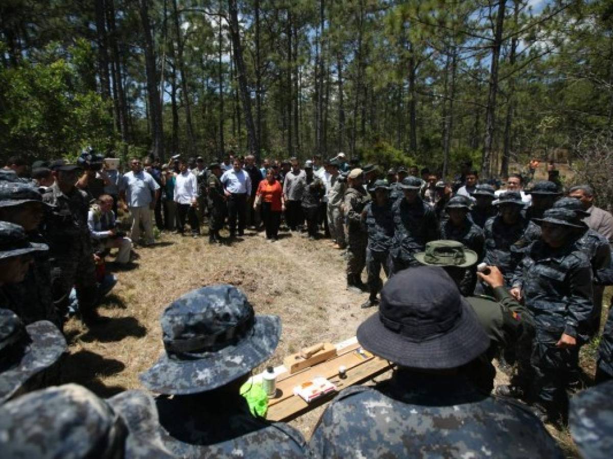 Expertos de EUA y Colombia preparan a policías Tigres de Honduras