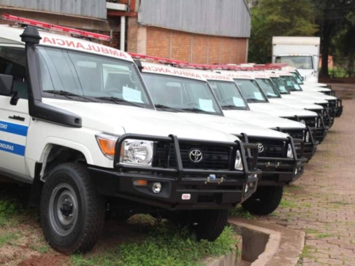 El BCIE financia compra de 22 ambulancias para enfrentar pandemia en Honduras
