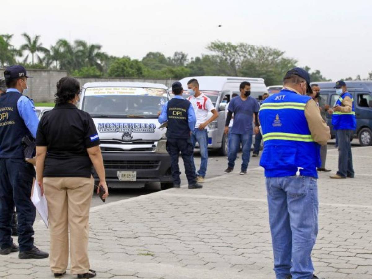 Continúan sancionando a transportistas por incremento al pasaje en San Pedro Sula