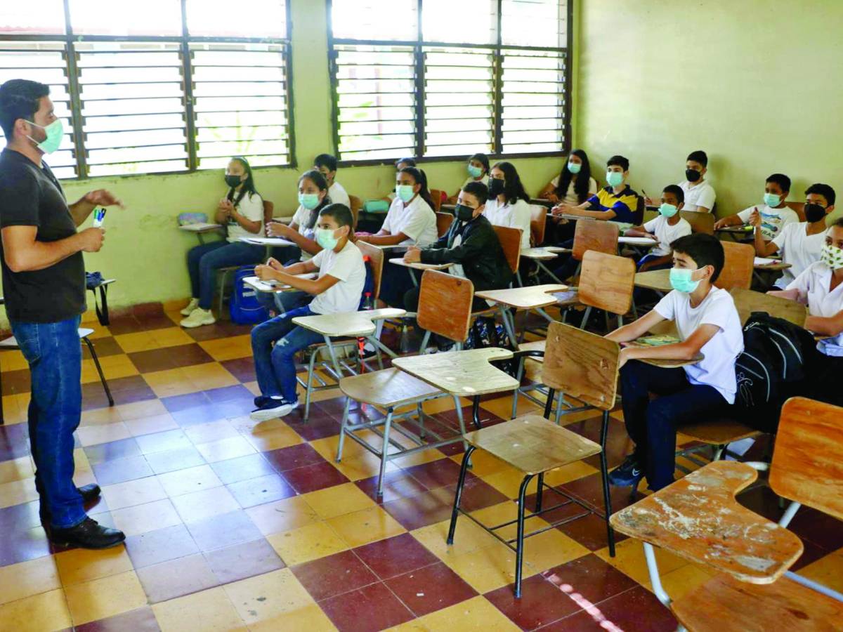 Más del 85% de los estudiantes ya asisten a las aulas en Lempira