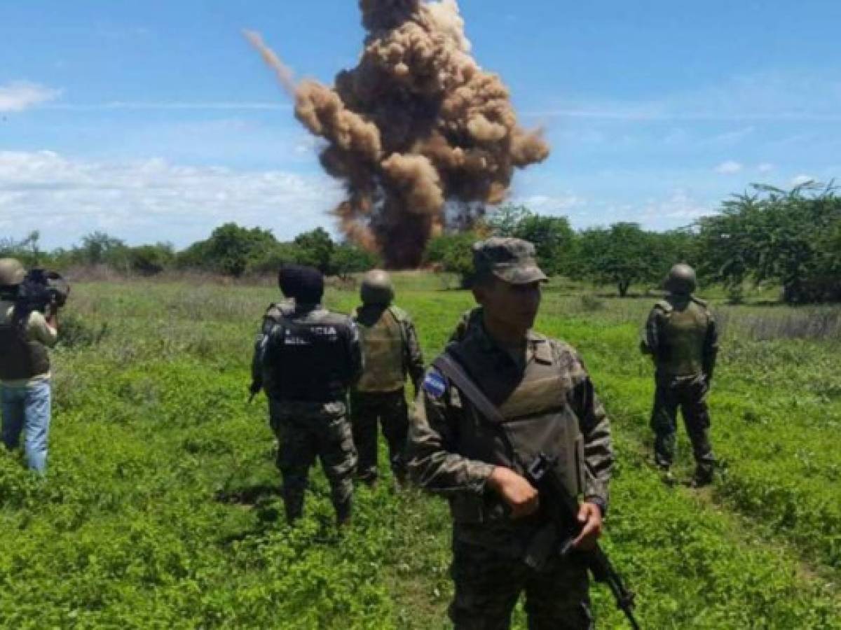 Destruyen en Honduras la 26 pista clandestina usada para narcotráfico en 2019