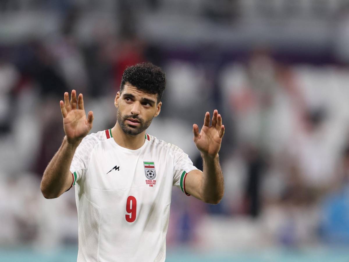 Mehdi Taremi fue uno de los jugadores que mostaron apoyo antes de iniciar el Mundial.