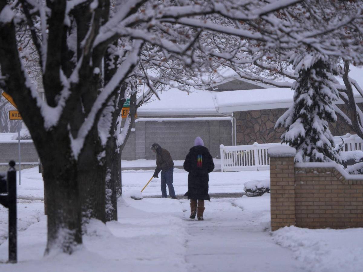 En EEUU una tormenta invernal amenaza con sembrar caos en viajes en Navidad