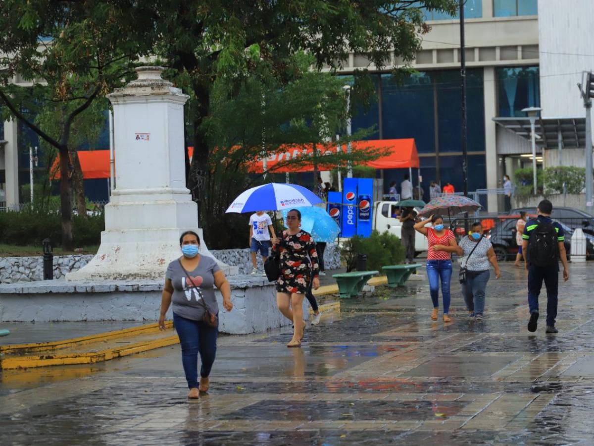 Lluvias continuarán este miércoles en varias regiones de Honduras