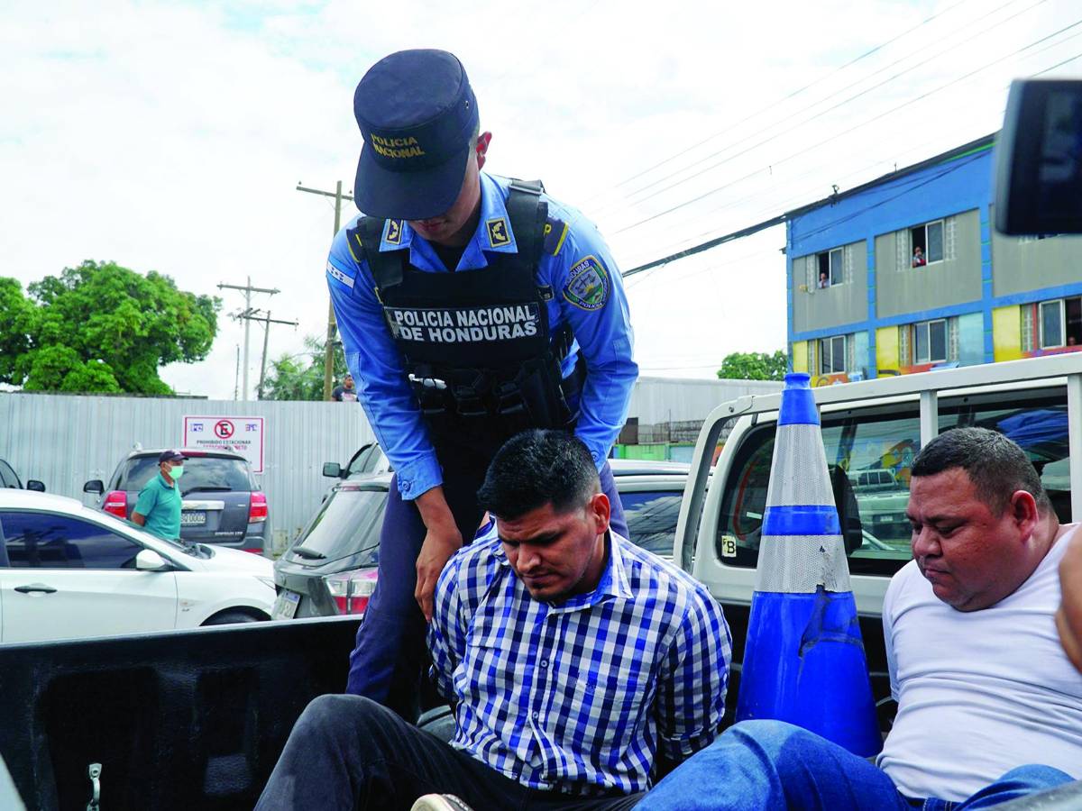 La rápida acción policial se dio en el barrio Medina de San Pedro Sula.
