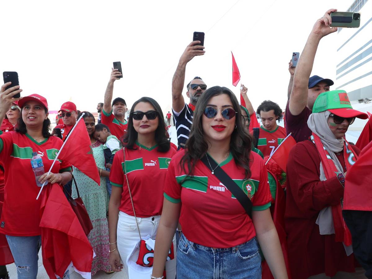 ¿Las más lindas? Chicas de Marruecos y Croacia cautivan en Qatar