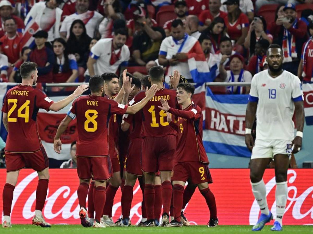 Vergüenza tica: Costa Rica fue humillada por España en Qatar