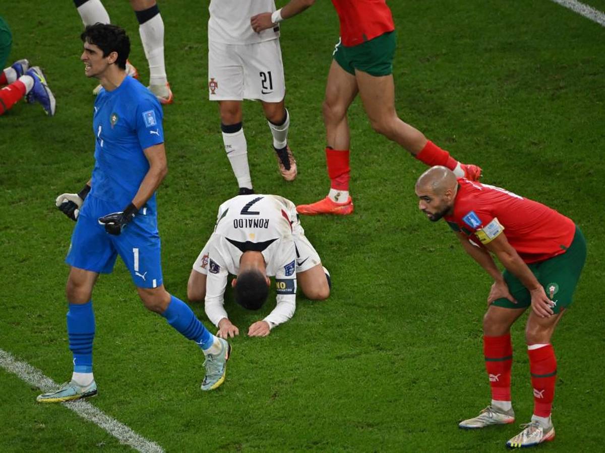 Cristiano Ronaldo no pudo marcarle a Marruecos.