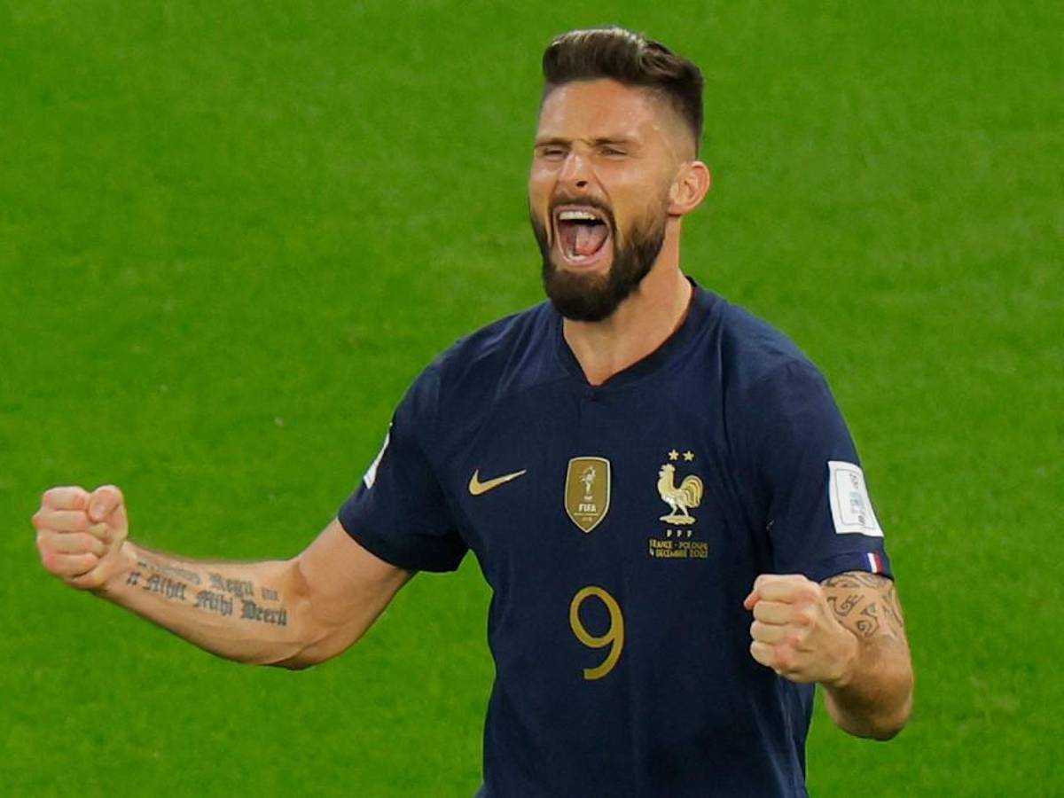 Oliver Giroud, máximo goleador de la historia de Francia