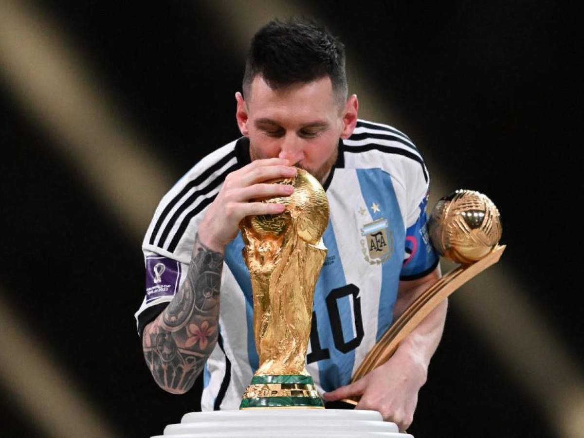 Messi fue elegido el mejor jugador del Mundial de Qatar 2022.