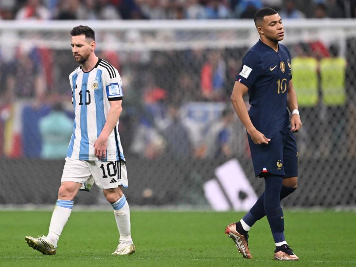 Lionel Messi y Kylian Mbappé.