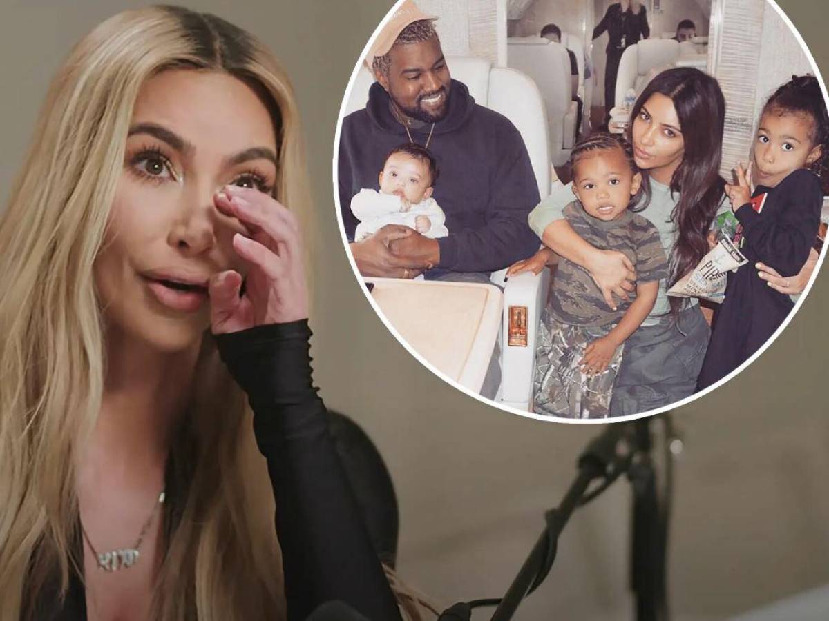 Kim Kardashian rompe en llanto al hablar de su ex Kanye West