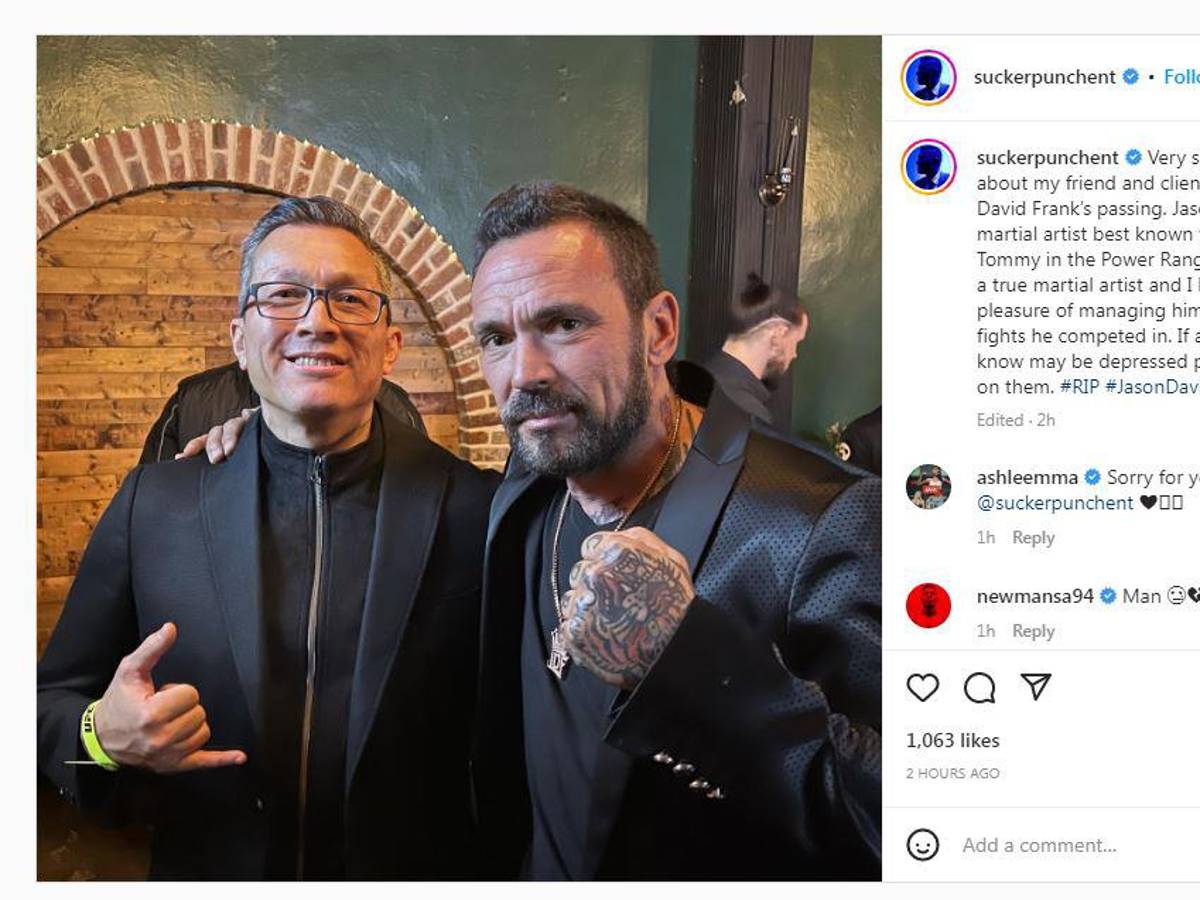 Brian Butler-Au, amigo y representante de Jason David Frank, confirmó la muerte del actor.