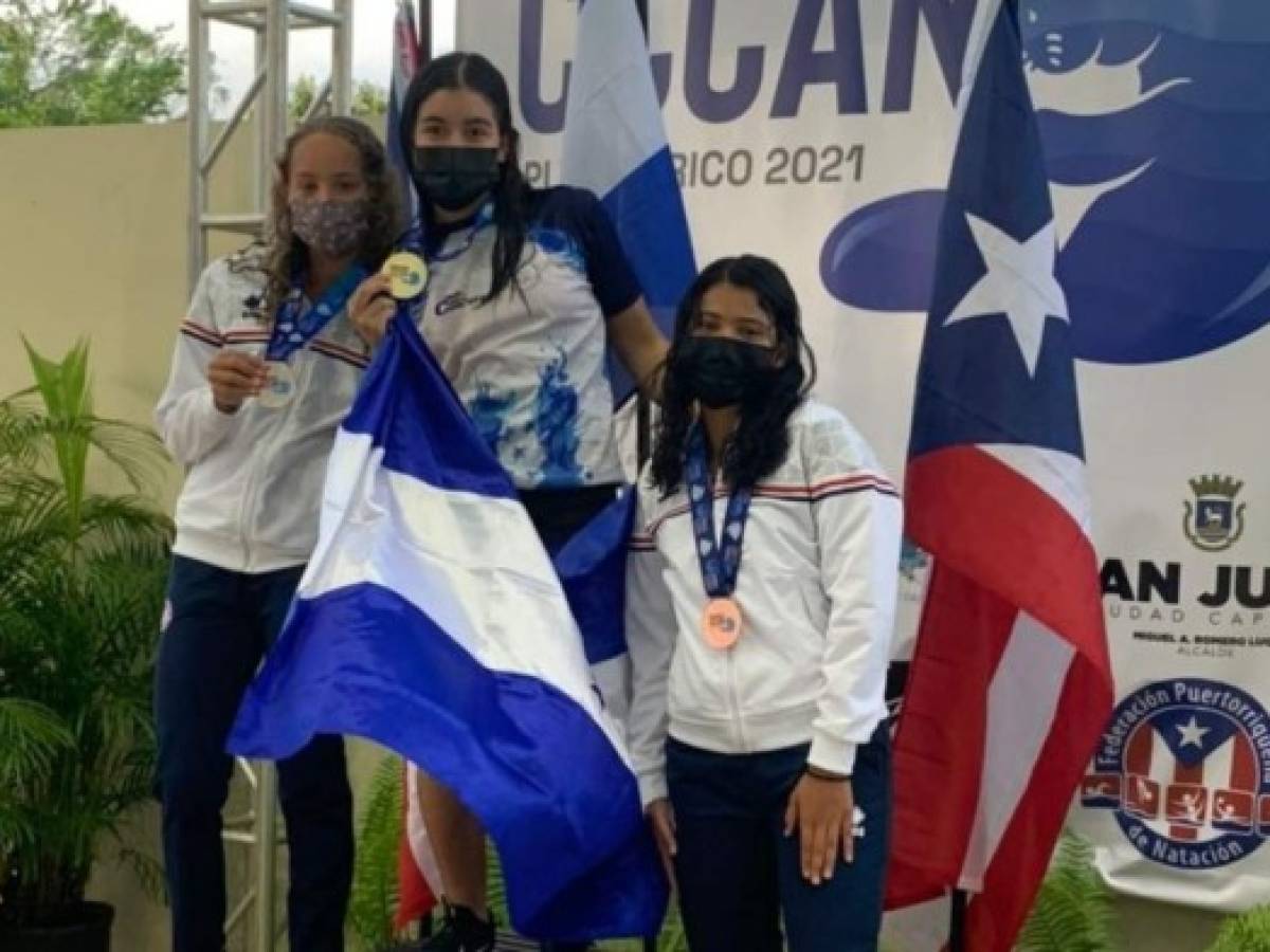 Una medalla más: Nadadora hondureña Michell Ramírez suma su cuarto oro en el CCCAN