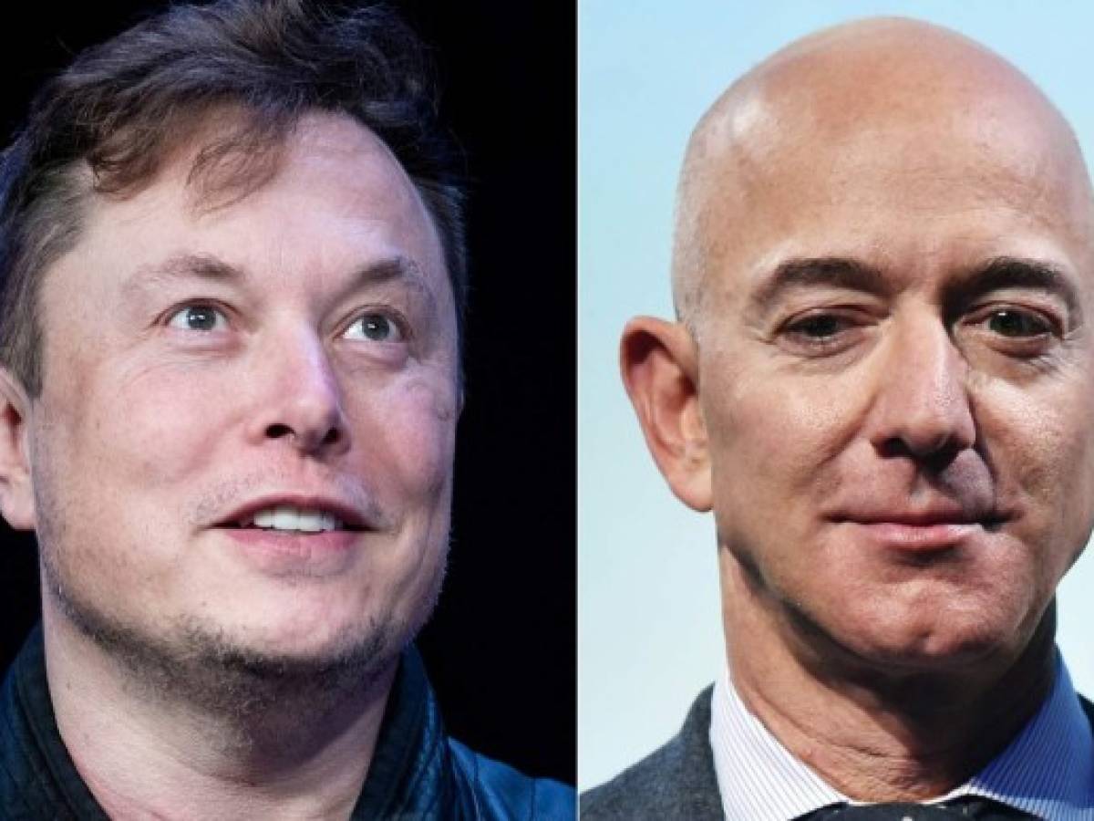 Elon Musk y Jeff Bezos disputan el trono en una batalla por dominar el espacio