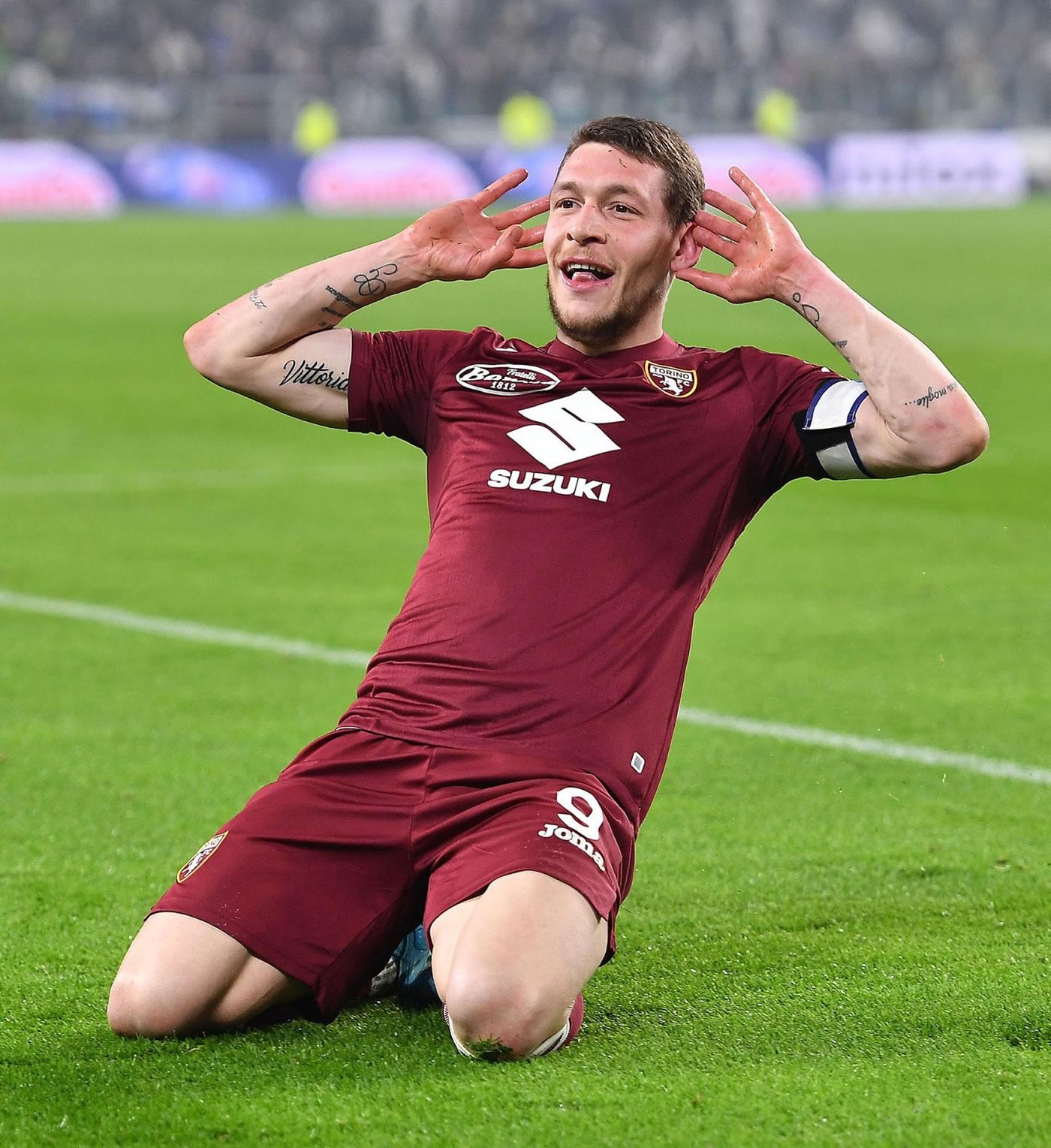 Andrea Bellotti le dio el empate al Torino en el derbi turinés.