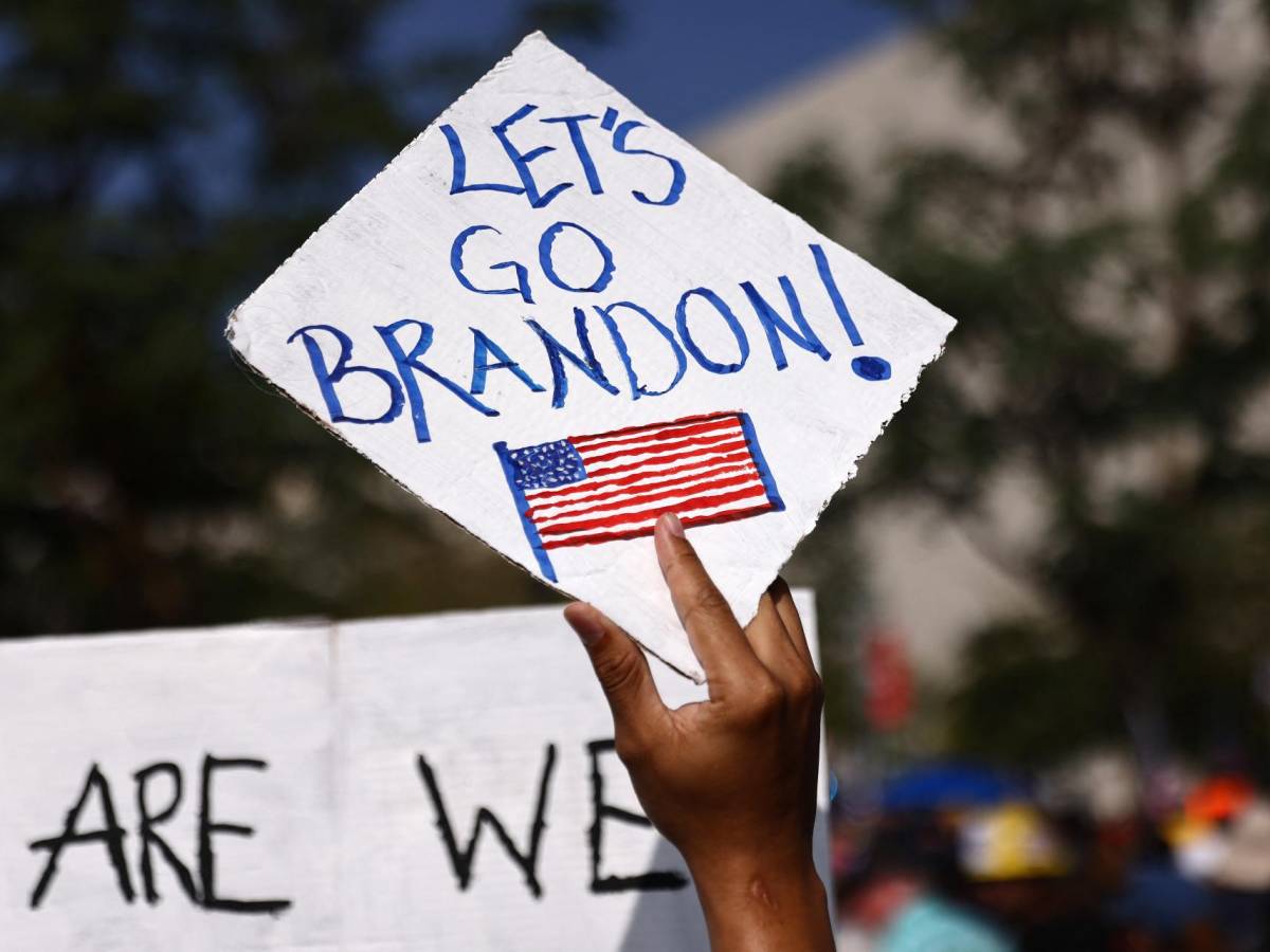 El significado de “vamos Brandon”, un insulto en código contra Biden