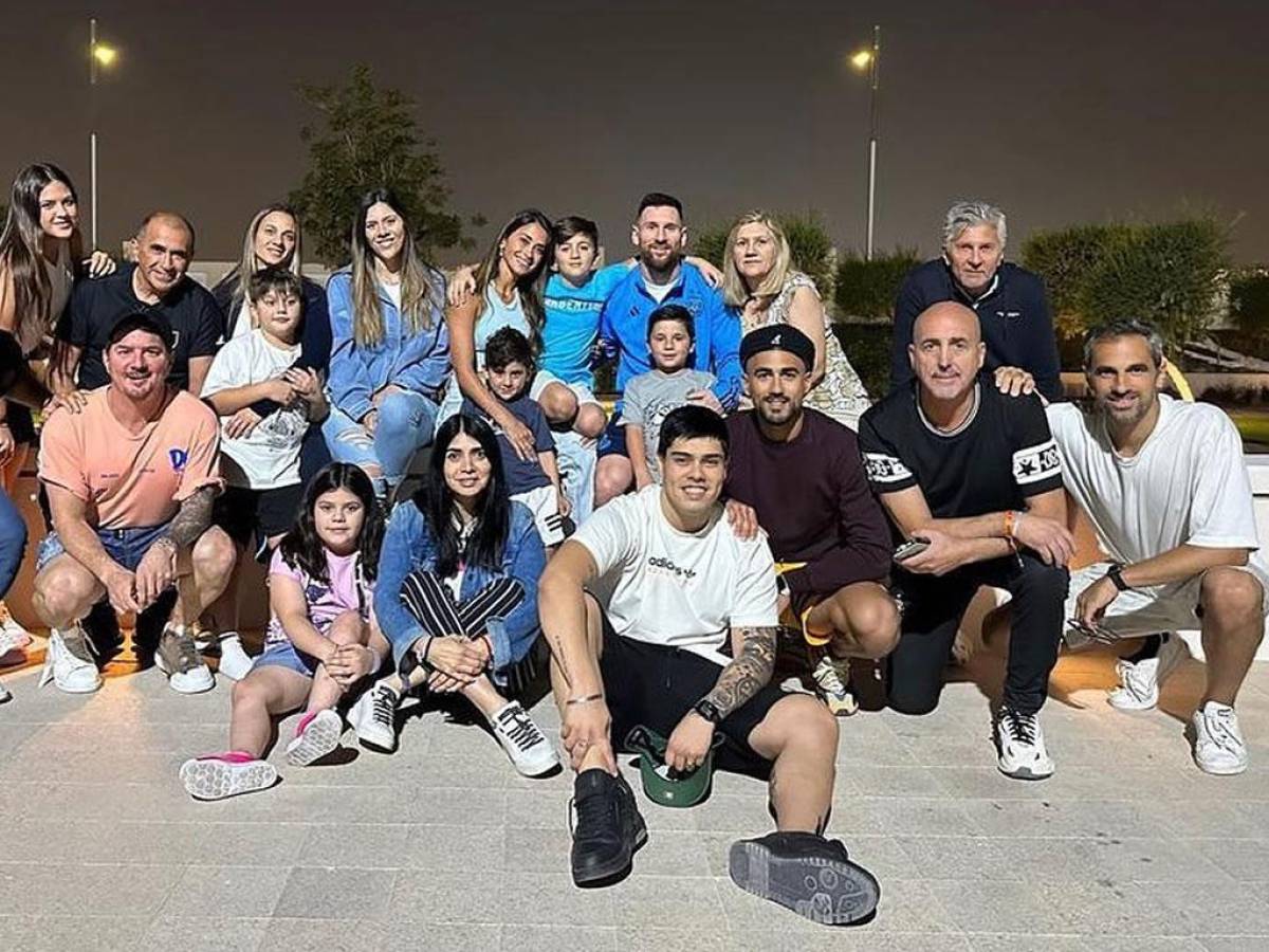 Messi recarga pilas con su familia tras clasificar a la final