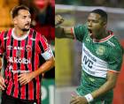 Celso Borges por Alajuelense y Yairo Moreno del Marathón, figuras de ambos clubes.
