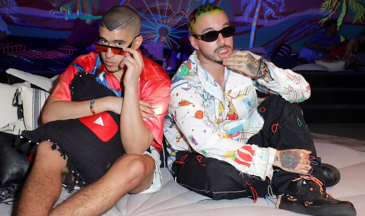 J Balvin se muestra extrañado por la mención de Bad Bunny en una canción