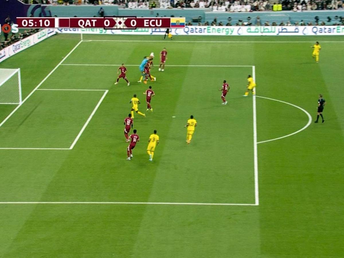 ¡Polémica! El gol anulado a Ecuador en el partido inaugural del Mundial-2022 ante Qatar