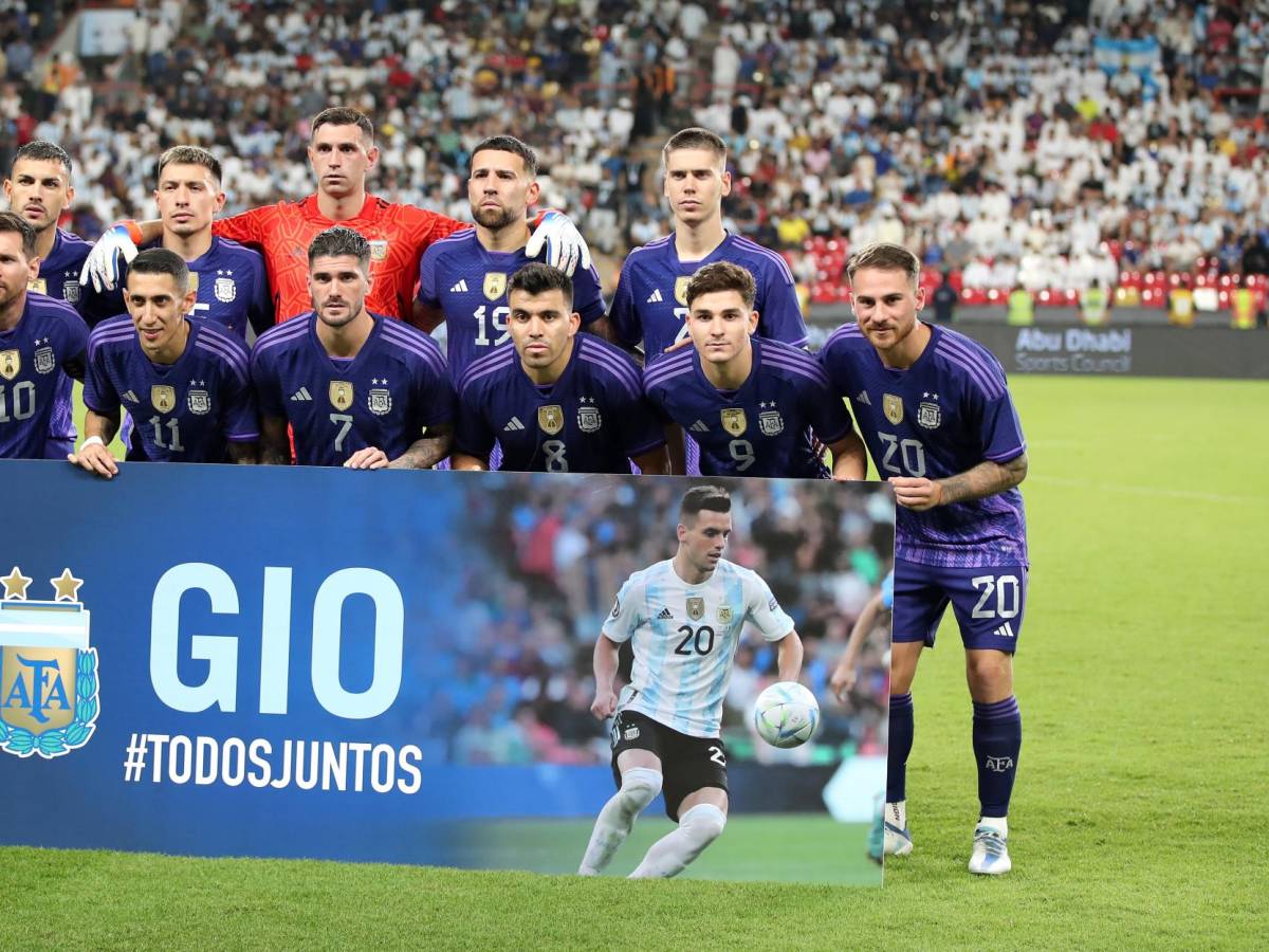 El 11 titular de Argentina en el amistoso ante Emiratos Árabes Unidos.