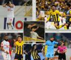 Las mejores imágenes que dejó el clásico entre Real España vs Olimpia realizado la noche de este sábado en el estadio Morazán.