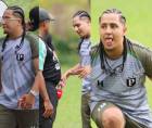 Davis Flow vivió una jornada que difícilmente olvidará ya que realizó su primer entrenamiento profesional como futbolista.