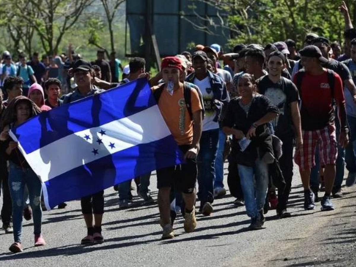Guardia Nacional mexicana desarticula caravana migrante en la frontera sur