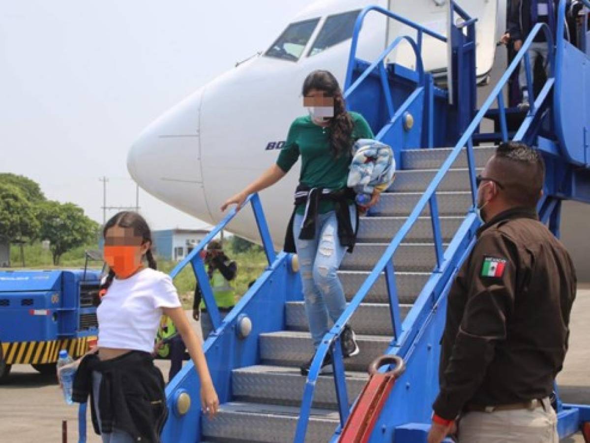 1,343 niños migrantes han regresado a Honduras en lo que va de 2021