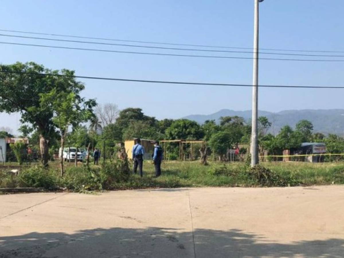 Encuentran persona asesinada en plena calle del sector Chamelecón