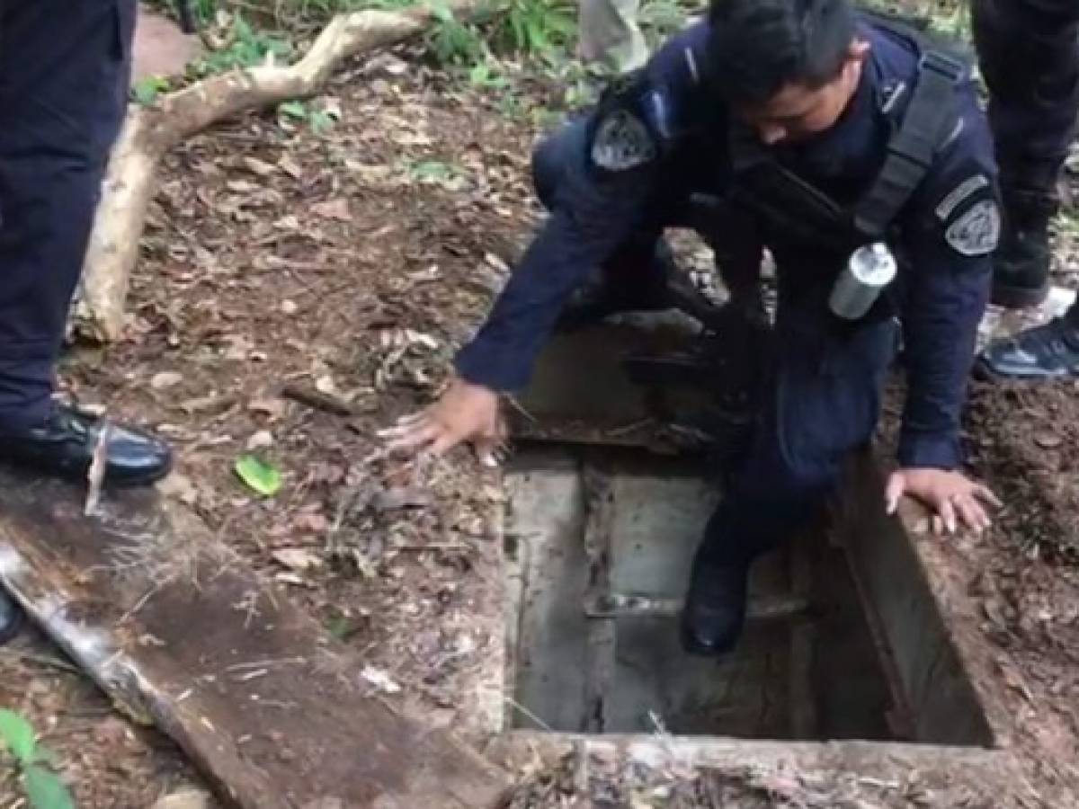 La Policía se interna en El Merendón y descubre búnker usado por la MS