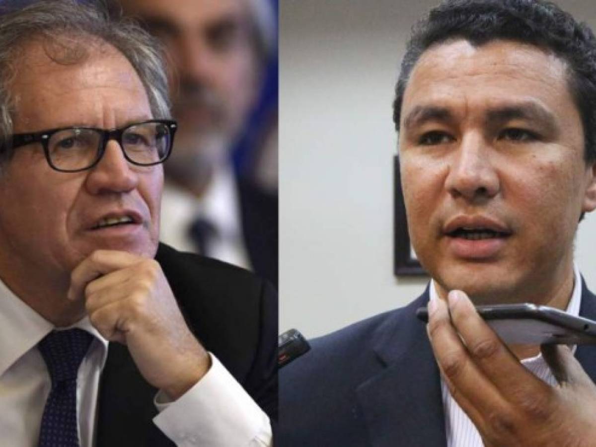 Ebal Díaz acusa a Luis Almagro de fomentar la violencia en Honduras
