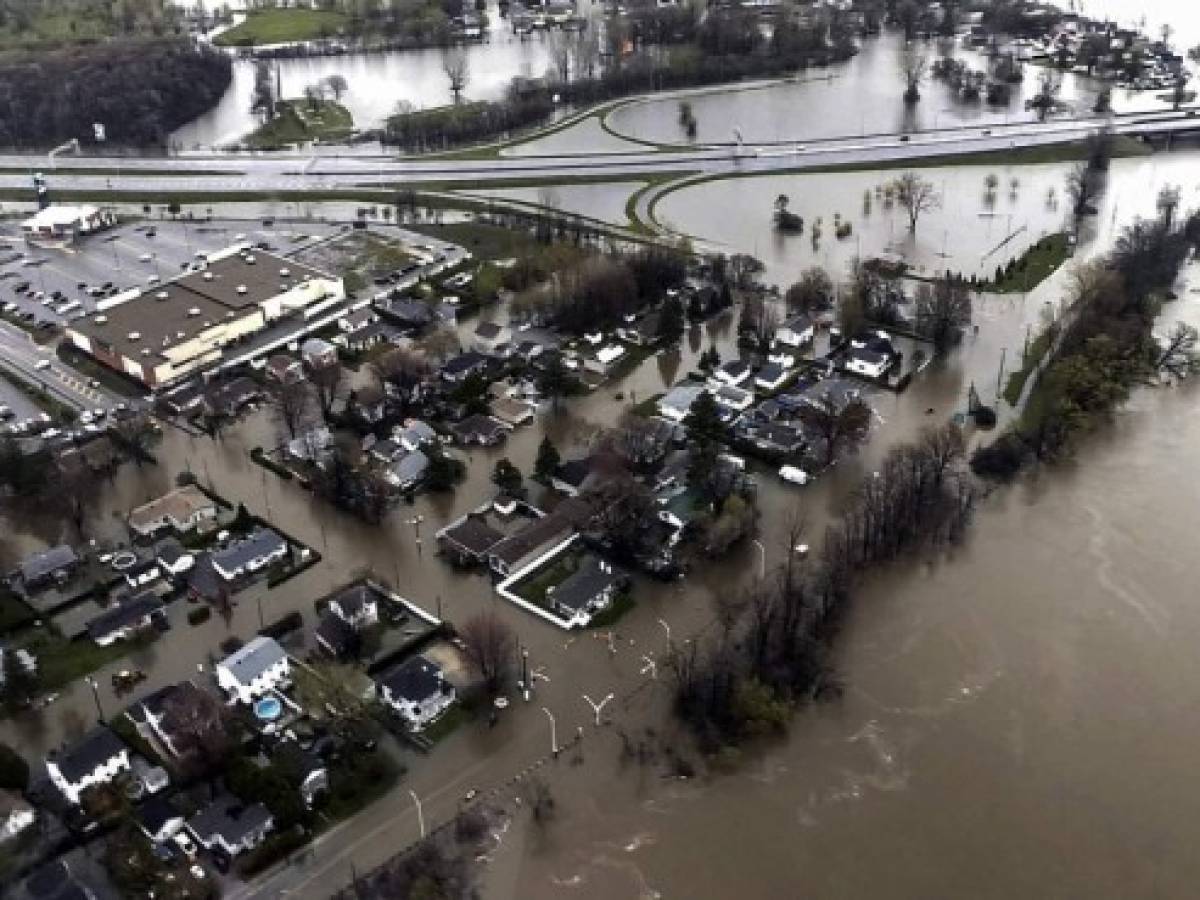 Reportan desaparecidos tras las inundaciones que afectan a Canadá