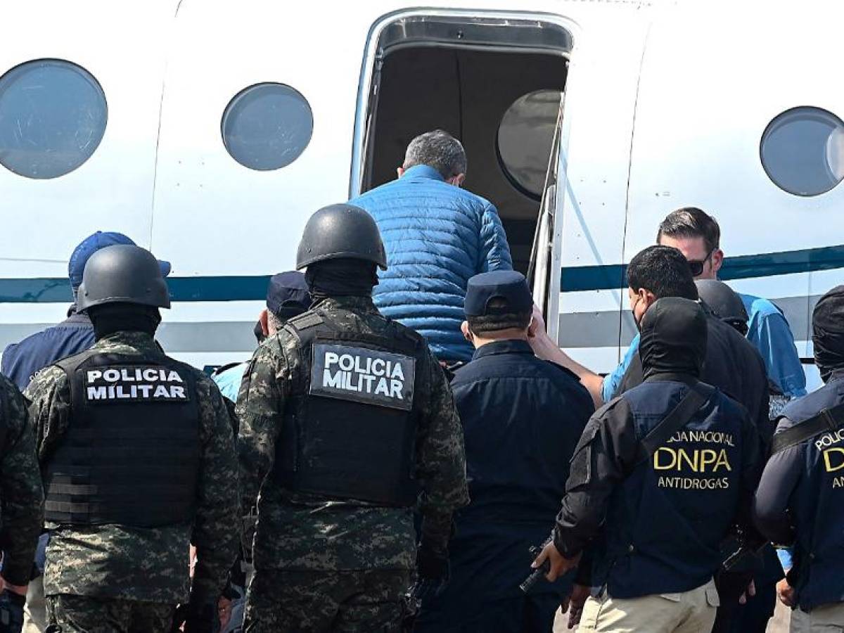 Extraditan a Juan Orlando Hernández hacia Estados Unidos