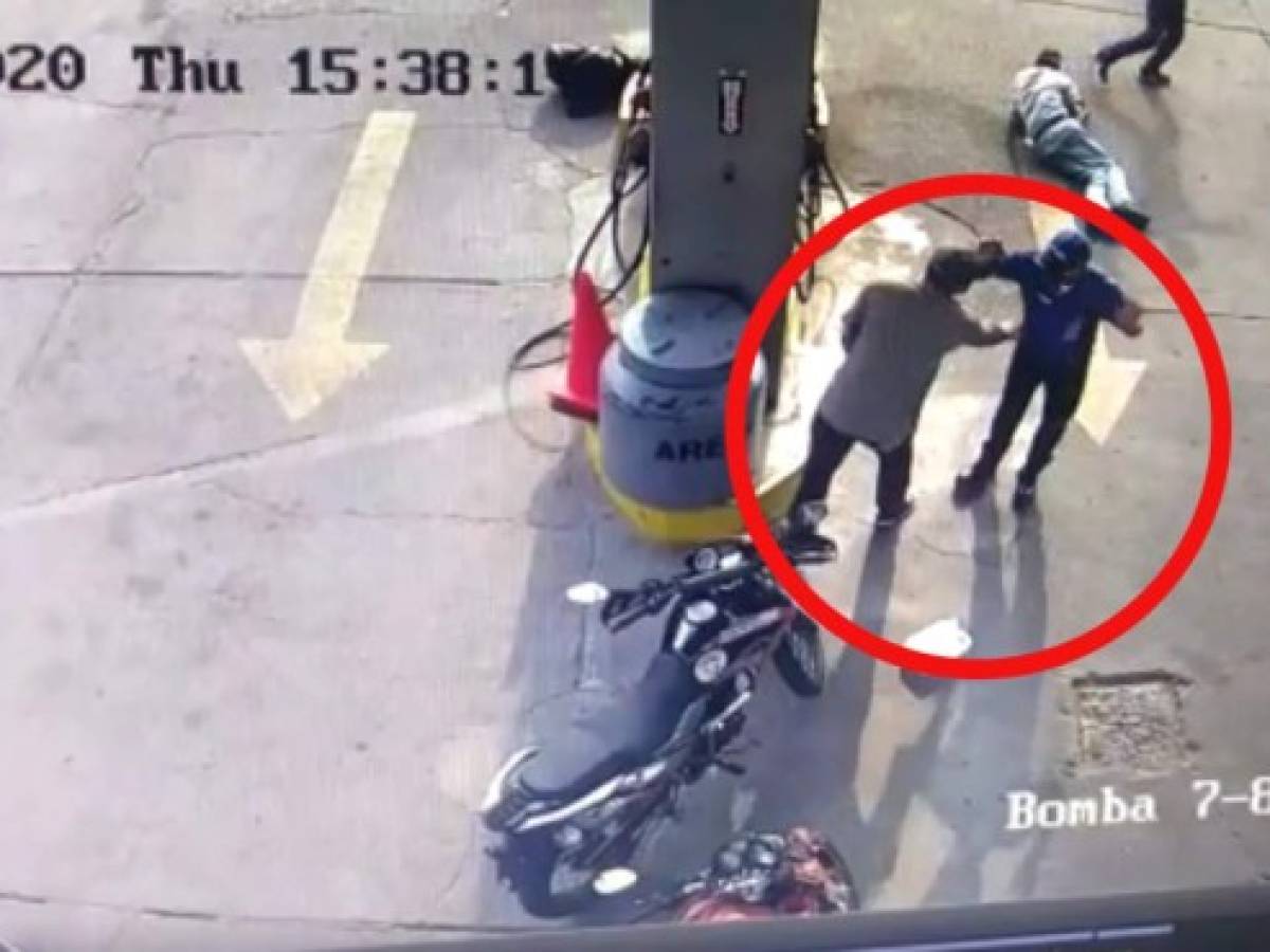 Capturan a sospechoso de participar en asalto a gasolinera de Tegucigalpa