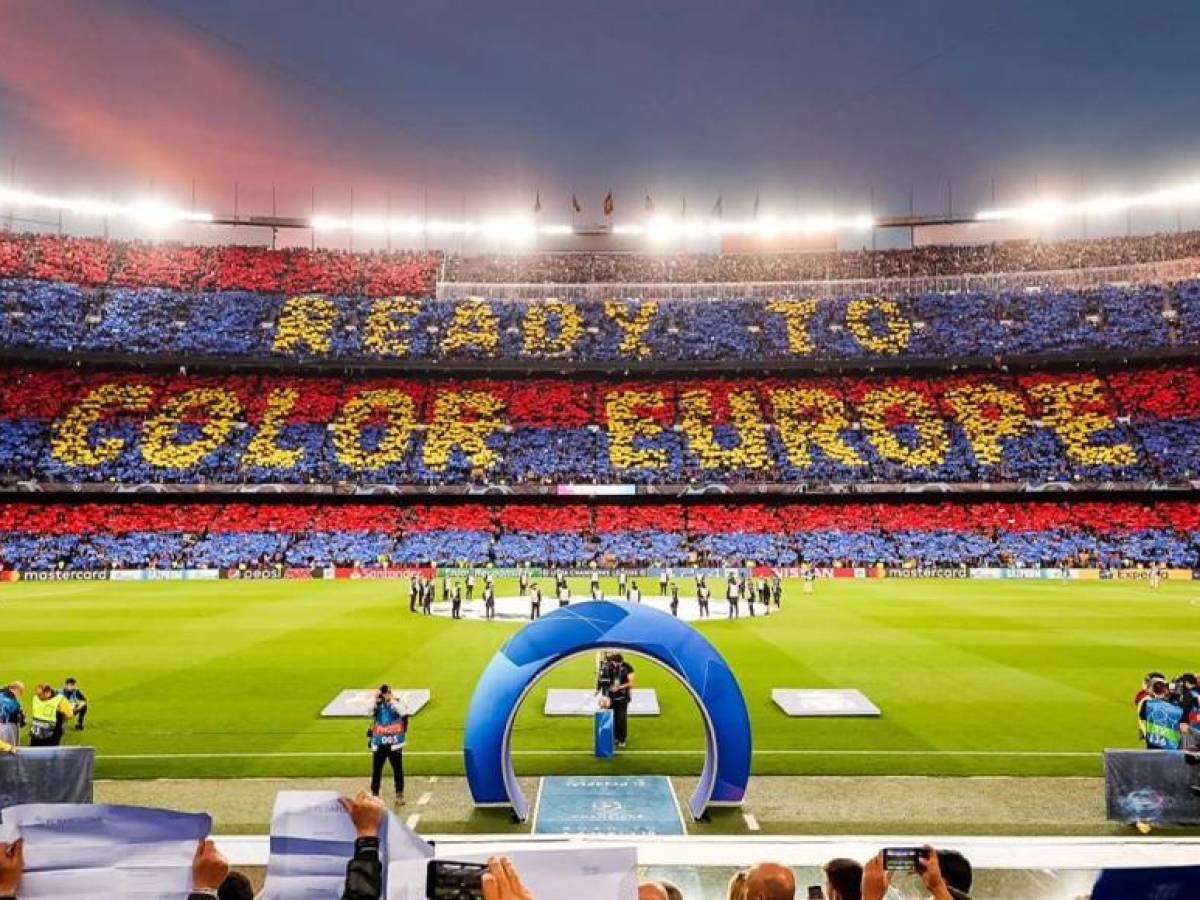 El Camp Nou podrá albergar 100% de público para Champions y clásico