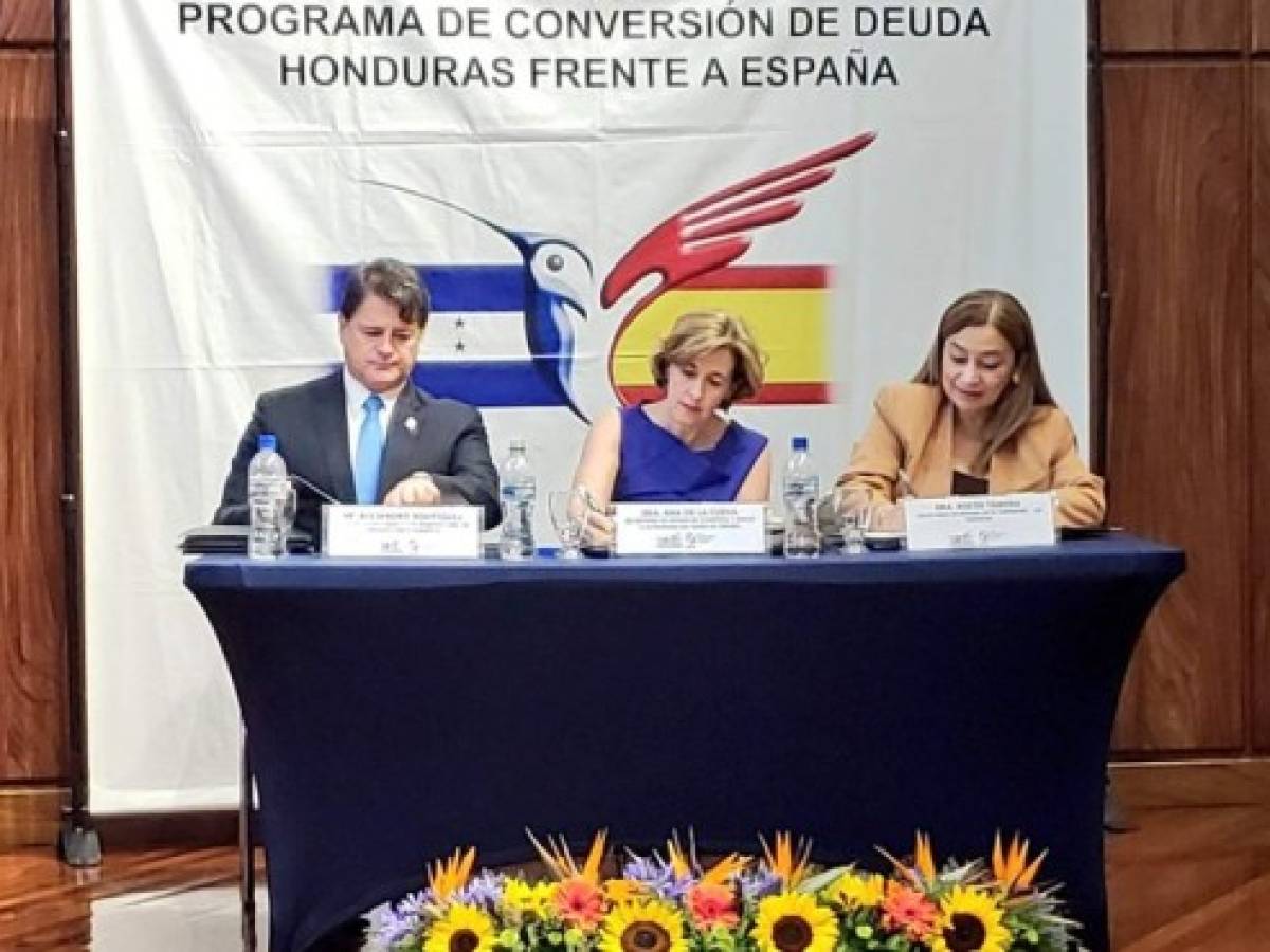 Honduras y España cierran Programa de Conversión de Deuda suscrito en 2005