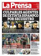 Portada de la edición impresa de DIARIO LA PRENSA de este viernes 25 de septiembre de 2026.