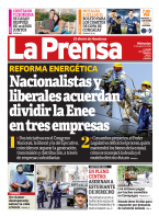 Nacionalistas y liberales acuerdan dividir la Enee en tres empresas