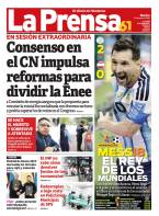Portada de la edición impresa de este martes 23 de junio de 2026.