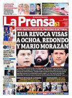 EUA revoca visas a Ochoa, Redondo y Mario Morazán