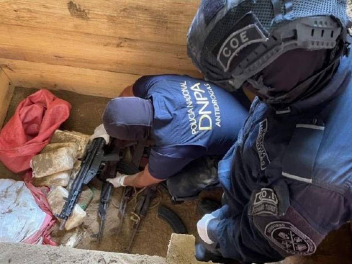 Hallan 23 fardos de cocaína escondida en 'caletas' en Sonaguera