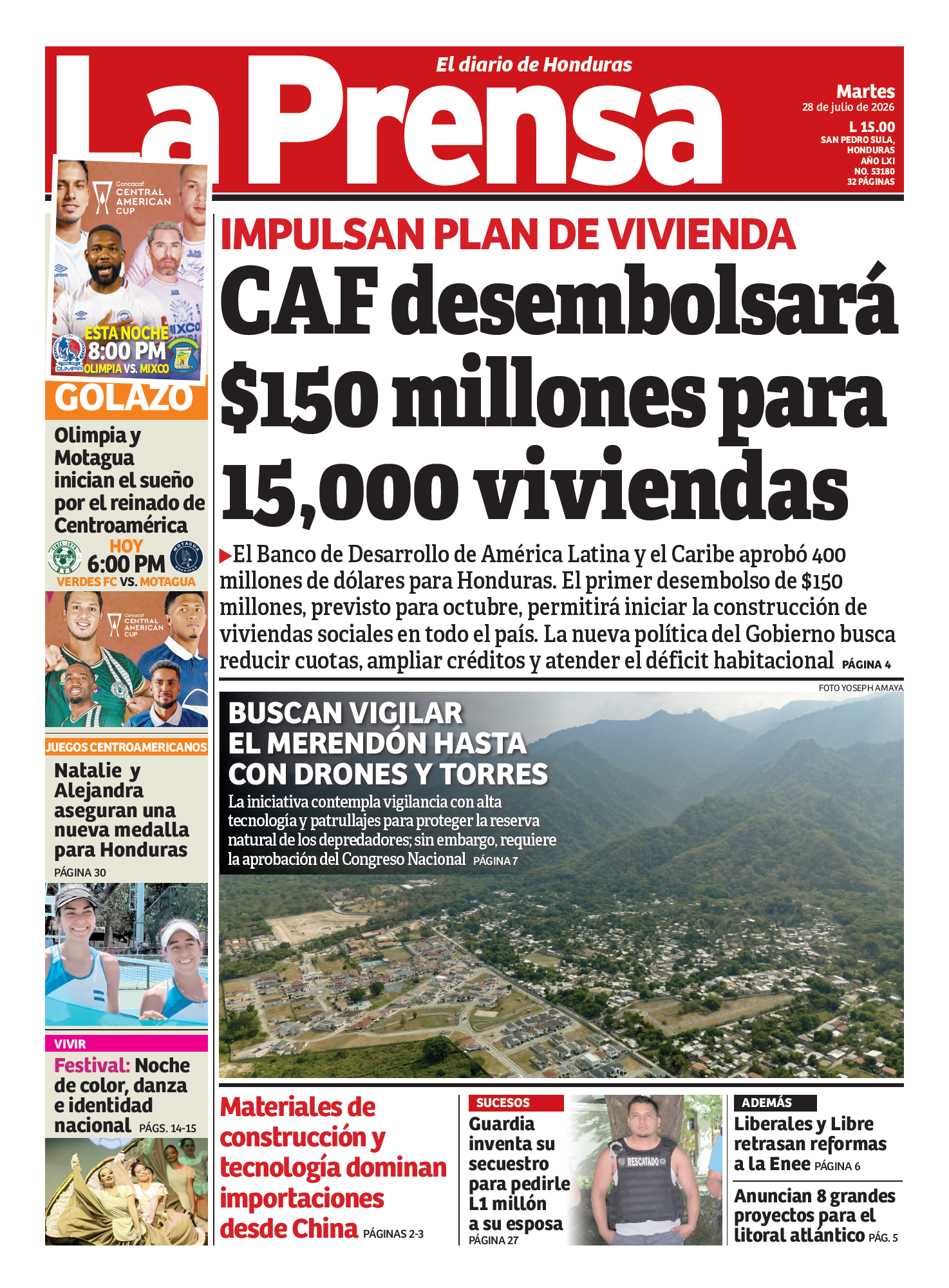 CAF desembolsará $150 millones para 15,000 viviendas