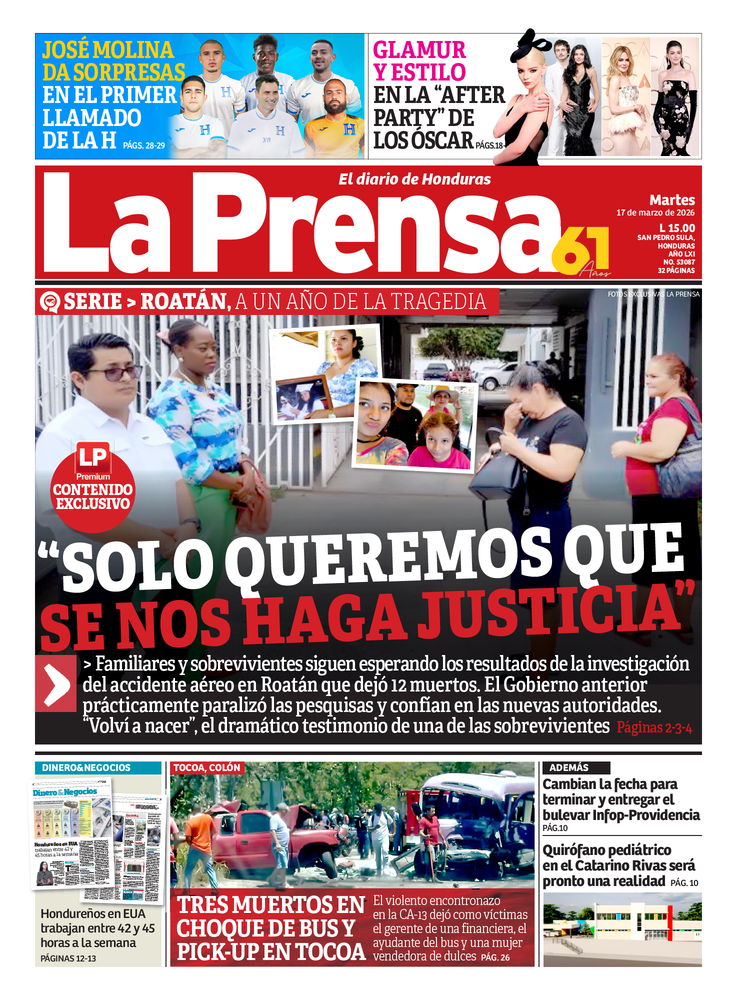 Solo queremos que se nos haga justicia