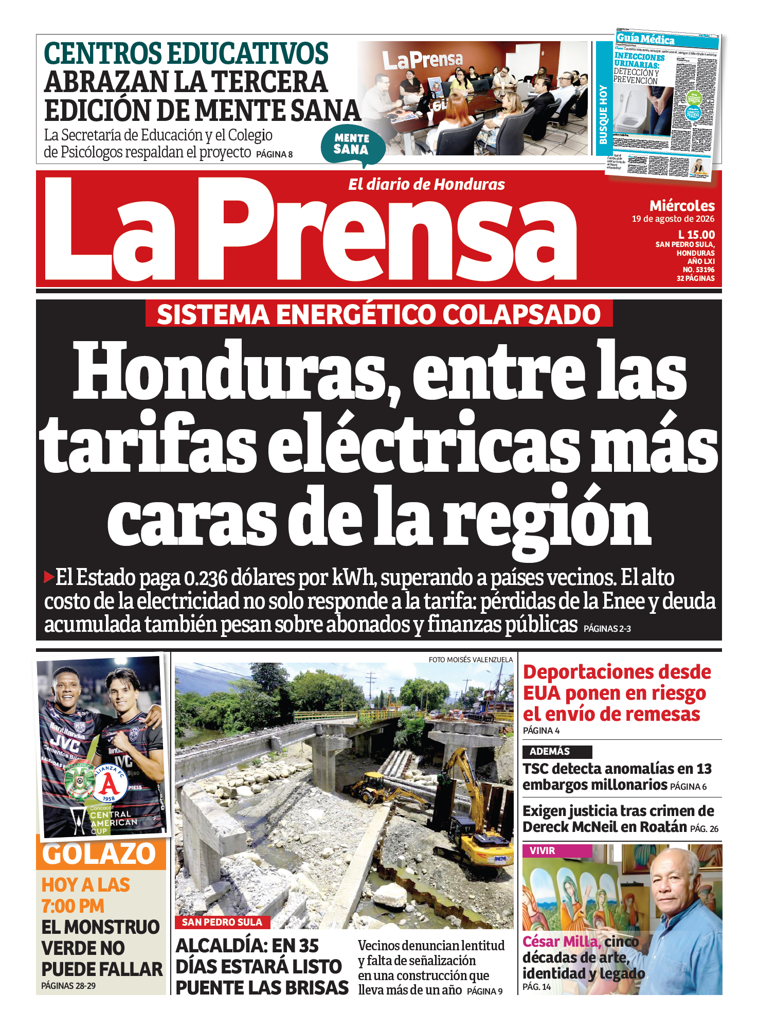 Honduras, entre las tarifas eléctricas más caras de la región