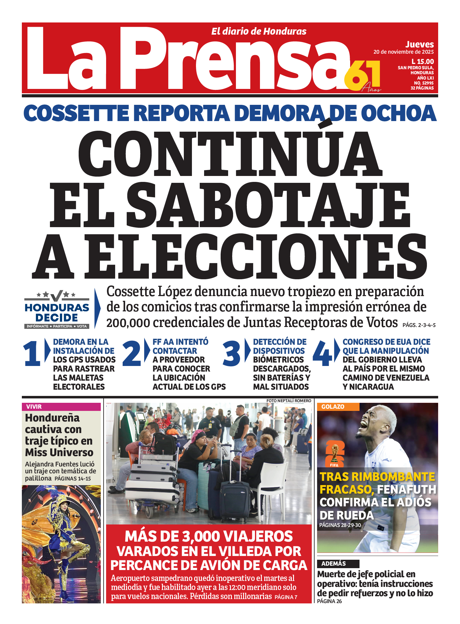 Continúa el sabotaje a elecciones
